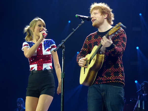 Wah, Taylor Swift 'Paksa' Penggemarnya BelI Album Baru Ed Sheeran?